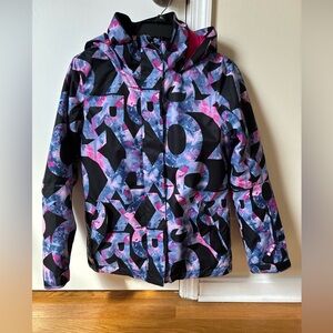 Roxy girls ski snowboard winter jacket size 14 XL EUC